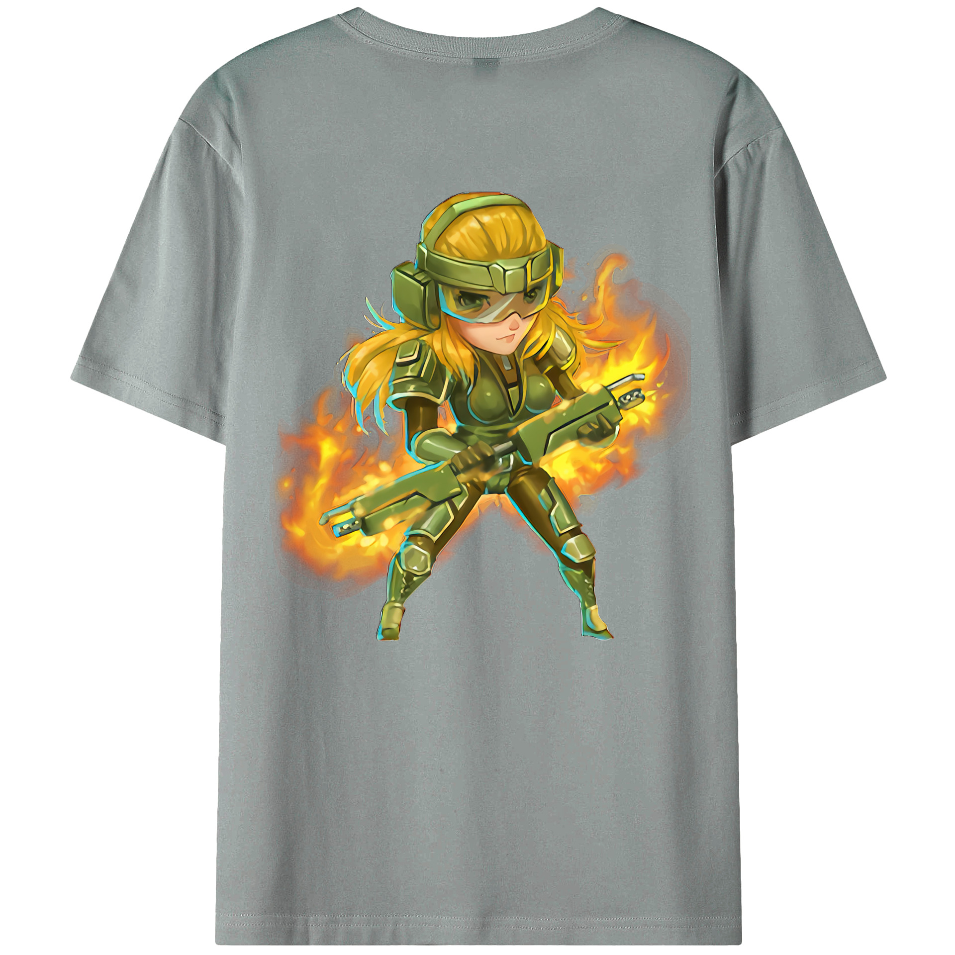 （画像用） リーグ・オブ・レジェンド League of Legends LOL 綿100％ メンズ半袖Tシャツ（バックプリント） 通気性
